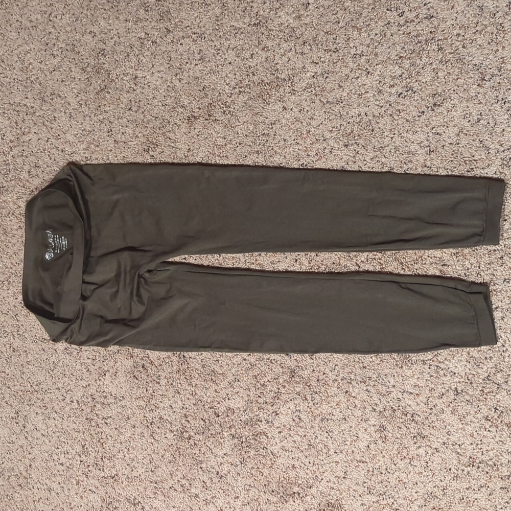 Splash Olive Green Leggings NWOT